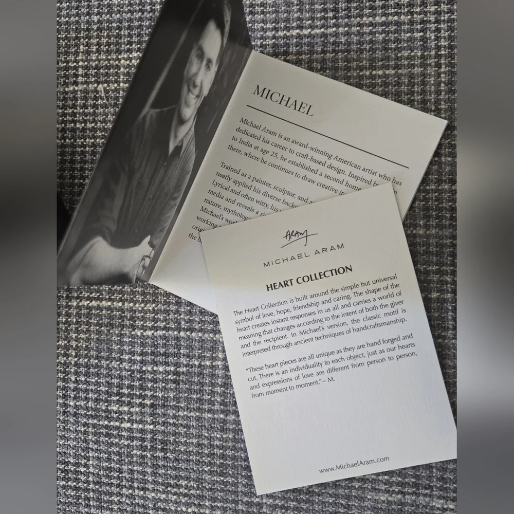 Michael Aram Gold Heart Accent Piece - Picture 3 of 4